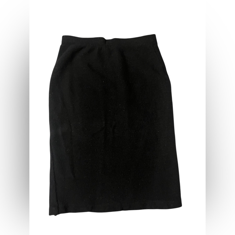 LIHLI at Saks Fifth Avenue Black Wool Blend Women's Skirt Sz 6